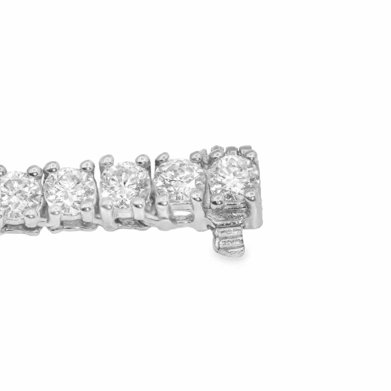 14k Gold Lab Diamond Tennis Chain 3.7 MM 20 CTW