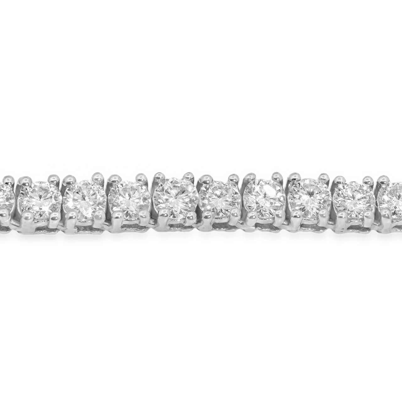 14k Gold Lab Diamond Tennis Chain 3.7 MM 20 CTW