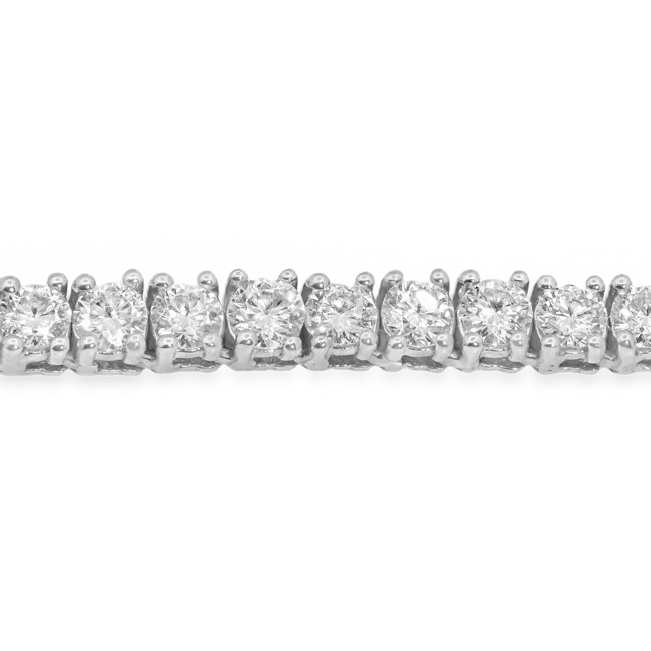 14k Gold Lab Diamond Tennis Chain 4.6 MM 41CTW