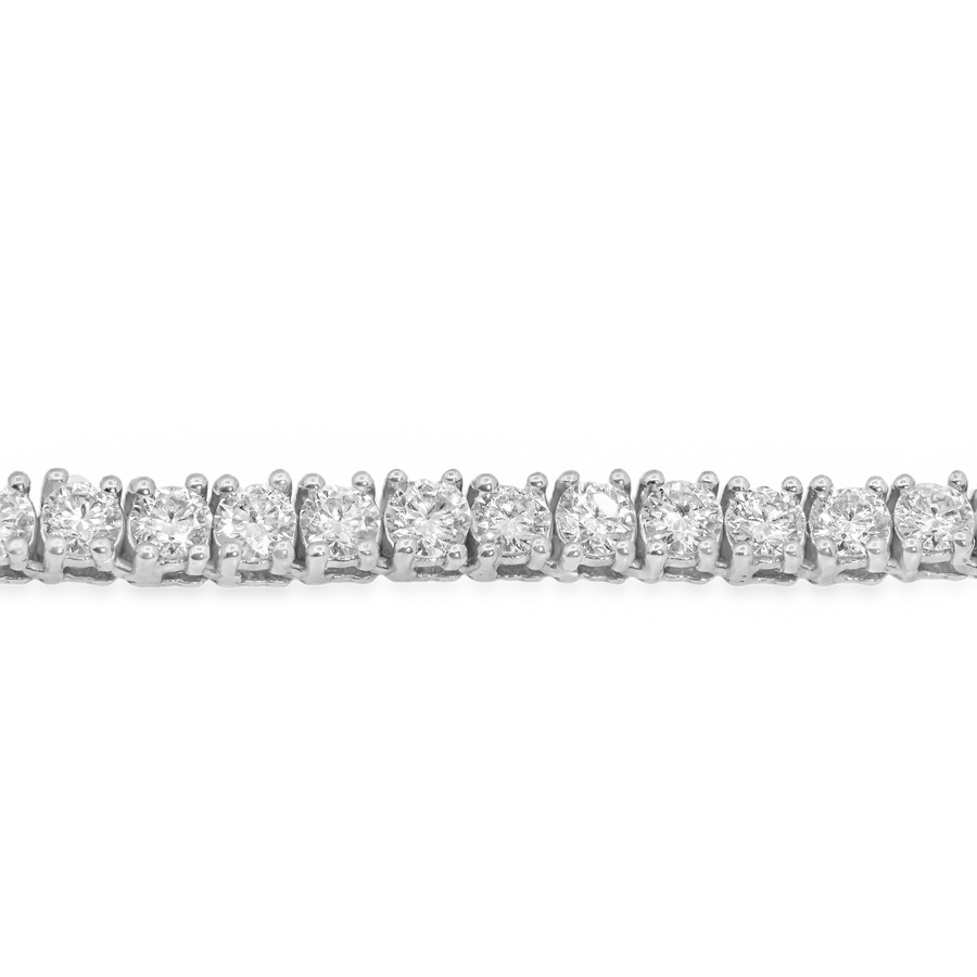 14k Gold Natural Diamond Tennis Chain 4.6 MM 41CTW