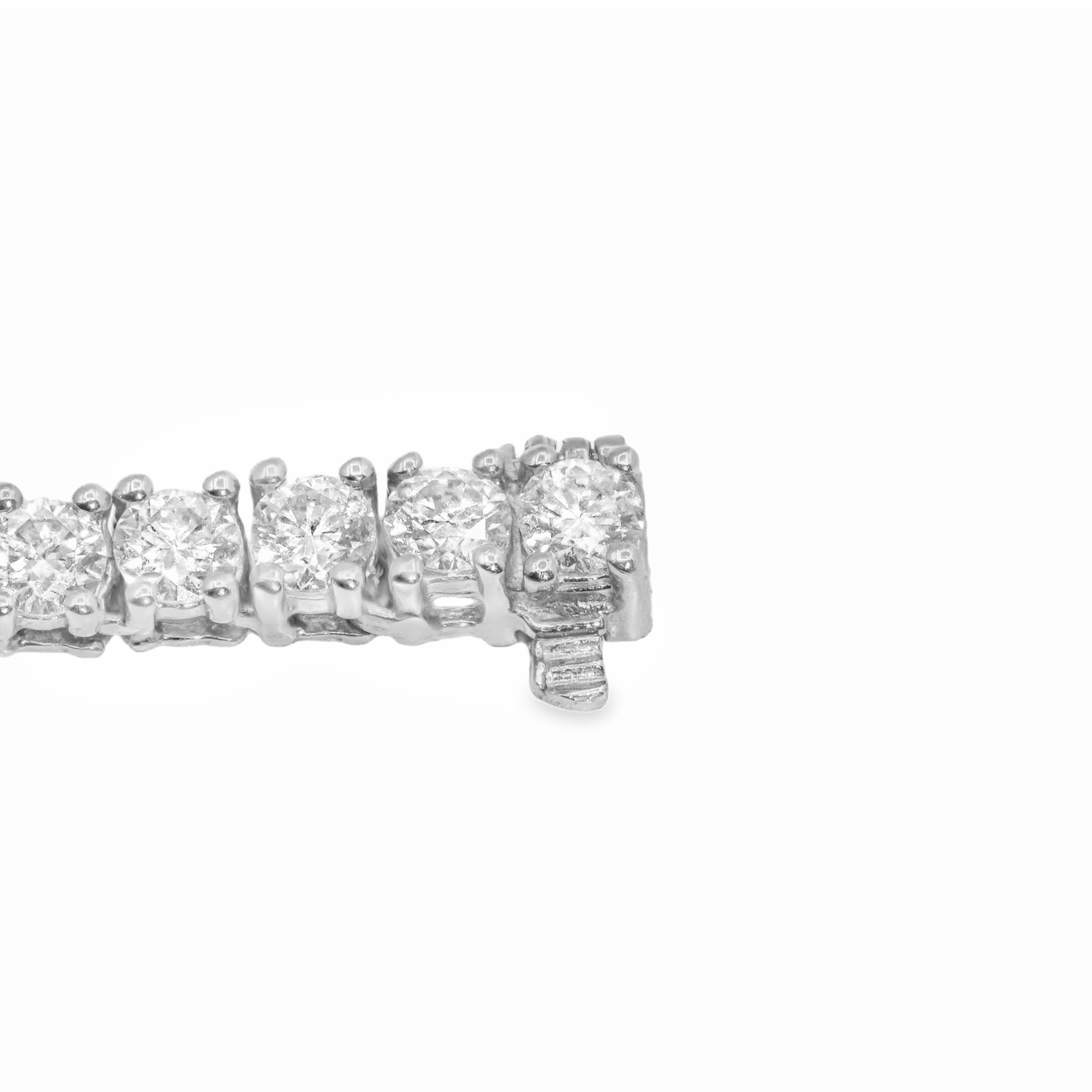14k Gold Natural Diamond Tennis Chain 4.6 MM 41CTW