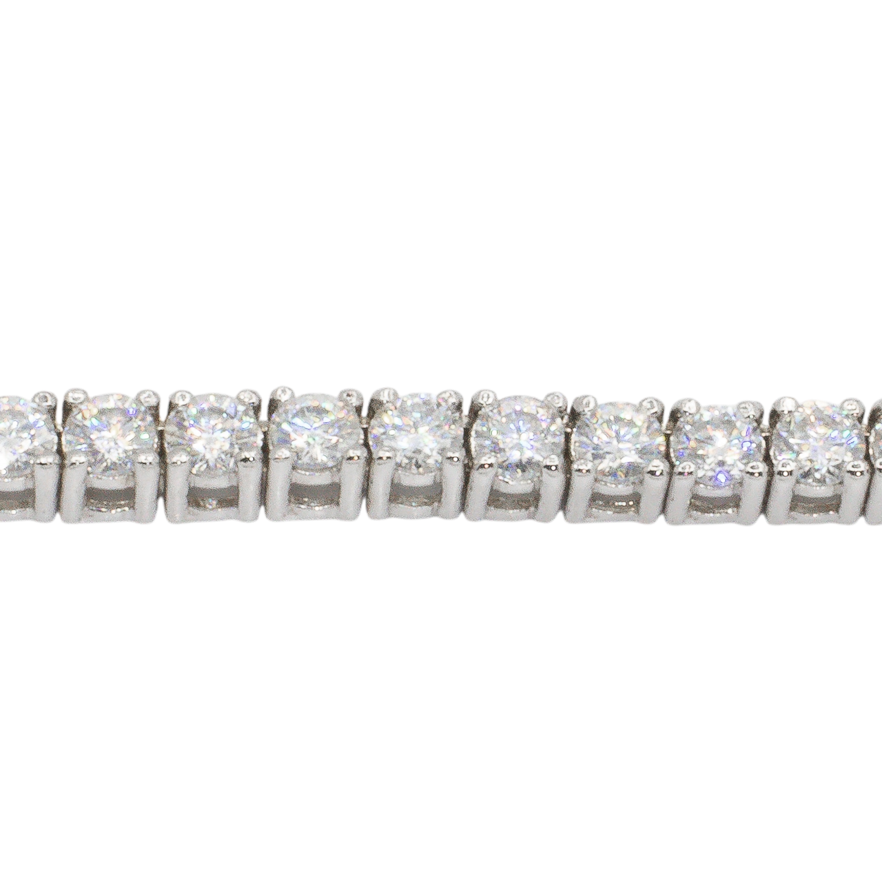 Lab Diamond Chain 14k Gold Lab Diamond Tennis Chain 2.3 MM 6.3 CTW – Avianne Jewelers