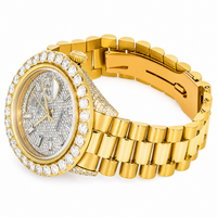 Thumbnail for Rolex Day-Date Yellow Gold Fully Iced Out Diamond Pavé Dial President Bracelet