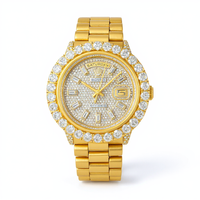 Thumbnail for Rolex Day-Date Yellow Gold Fully Iced Out Diamond Pavé Dial President Bracelet