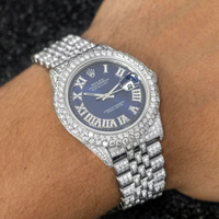 Thumbnail for Stainless steel Rolex Datejust 36mm Jubilee Roman Numeral 13.54 ctw