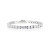 Thumbnail for Sterling Silver Prong White CZ 5mm Tennis Bracelet