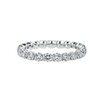 Thumbnail for 14k White Gold Lab Diamond Eternity Ring 1.65 ctw