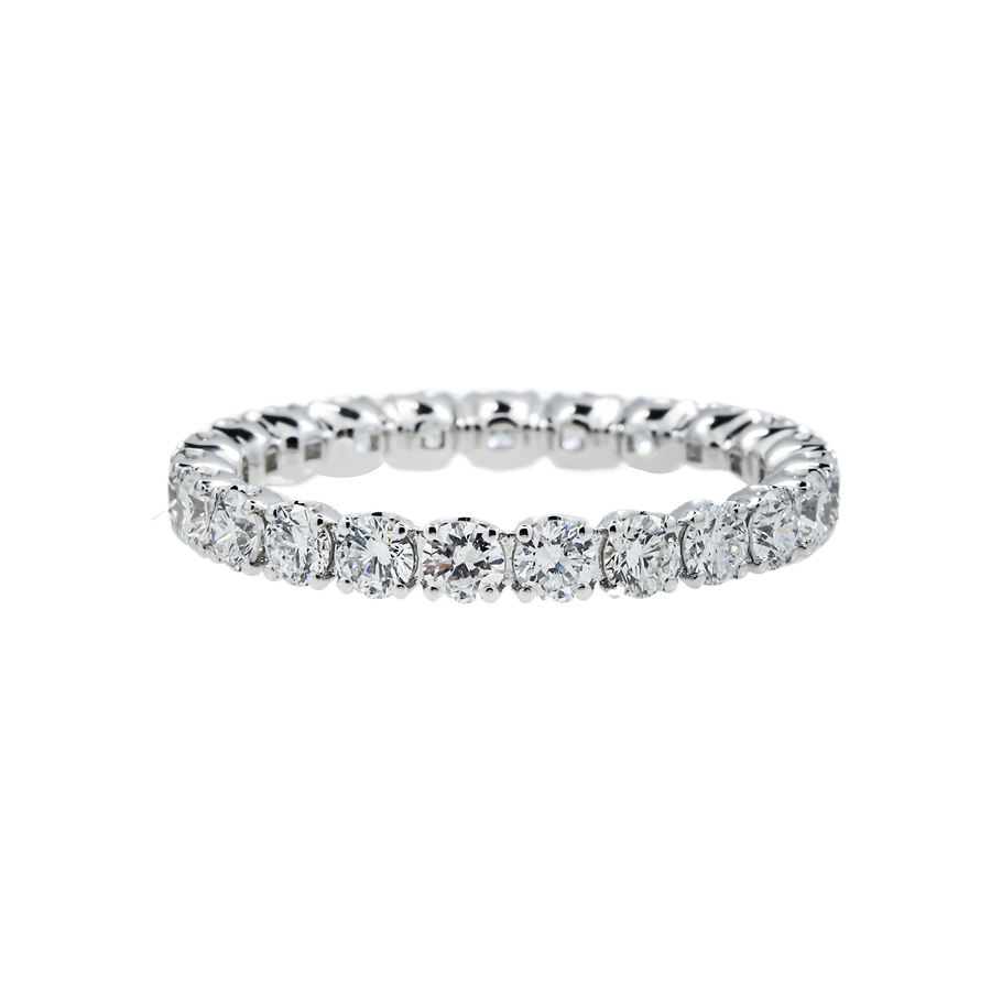 14k White Gold Lab Diamond Eternity Ring 1.65 ctw