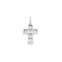 Thumbnail for 14K Gold Radiant Cut Lab Diamond Cross Pendant – 7.85 CTW