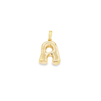 Thumbnail for Yellow Gold 10K Yellow Gold Plain Letter A Initial Pendant