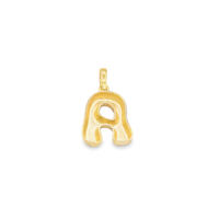 Thumbnail for Yellow Gold 10K Yellow Gold Plain Letter A Initial Pendant