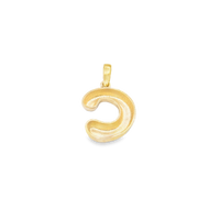 Thumbnail for Yellow Gold 10K Yellow Gold Plain Letter C Initial Pendant