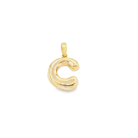 Thumbnail for Yellow Gold 10K Yellow Gold Plain Letter C Initial Pendant