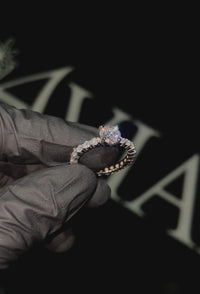 14k White Gold Lab Diamond Engagement Ring 2.17 ctw