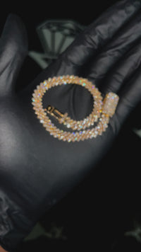 14k Gold Diamond Cuban Bracelet 5 Ctw 7mm