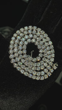 14K Gold Lab Diamond Butter Cup Tennis Bracelet 5.5MM