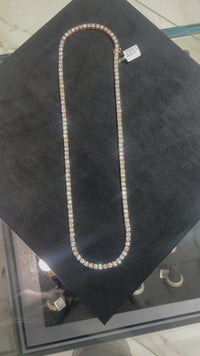 14k Tennis Necklace 40 Ctw Lab Made Diamond