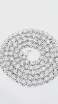 14K Gold Lab Diamond Butter Cup Tennis Bracelet 5.5MM