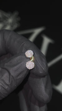 14K Yellow Gold Diamond Stud Earrings 0.22ctw