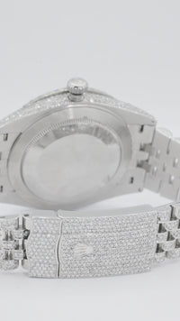 Diamond 41mm Datejust Jubilee Stainless Steel 14 ctw
