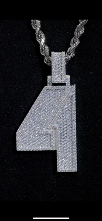 41 Collab Pendant 18k Gold Plated with Swarovski