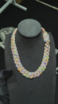 10k Rose Gold Solid 21mm Diamond Pave Cuban 79 ctw