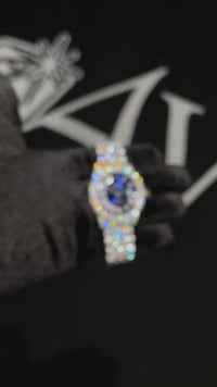 Stainless steel Rolex Datejust 36mm Jubilee Roman Numeral 13.54 ctw