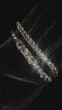 14k White Gold Franco Chain 25in 7mm