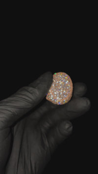 14k Rose Gold Diamond Oval Mosaic Ring 14.21 ctw