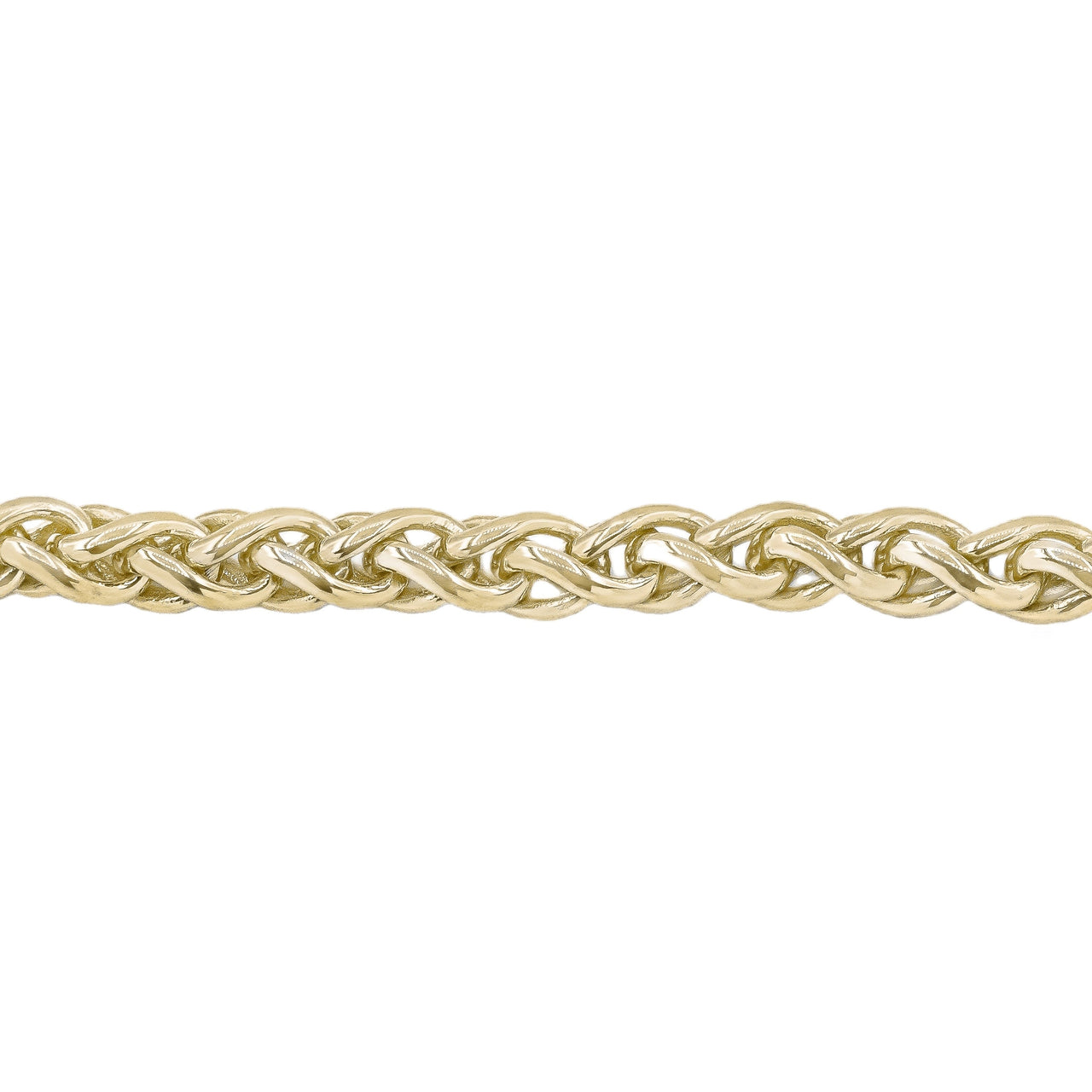 14k Yellow Gold Avianne Wheat Chain 3 mm