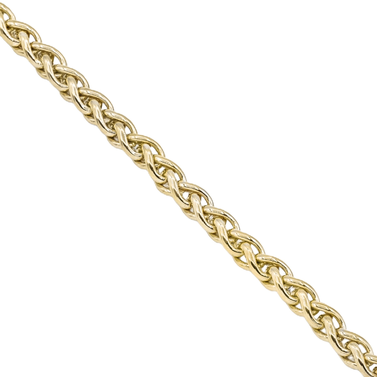 14k Yellow Gold Avianne Wheat Chain 3 mm