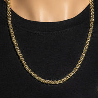 Thumbnail for 14k Yellow Gold Avianne Wheat Chain 3 mm
