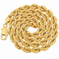 Thumbnail for 14k Yellow Gold Rope Chain 4 mm