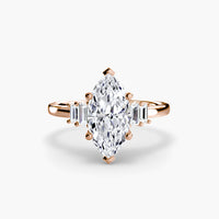 Thumbnail for Baguette Accent Solitaire
