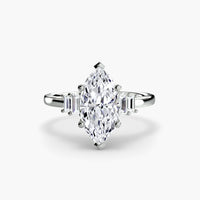 Thumbnail for Baguette Accent Solitaire