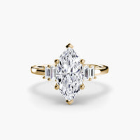 Thumbnail for Baguette Accent Solitaire
