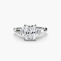 Thumbnail for Baguette Accent Solitaire
