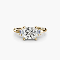 Thumbnail for Baguette Accent Solitaire