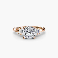 Thumbnail for Baguette Accent Solitaire