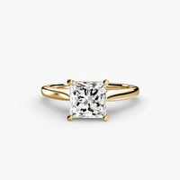 Thumbnail for 14K Yellow Gold / Princess Solitaire ring 1