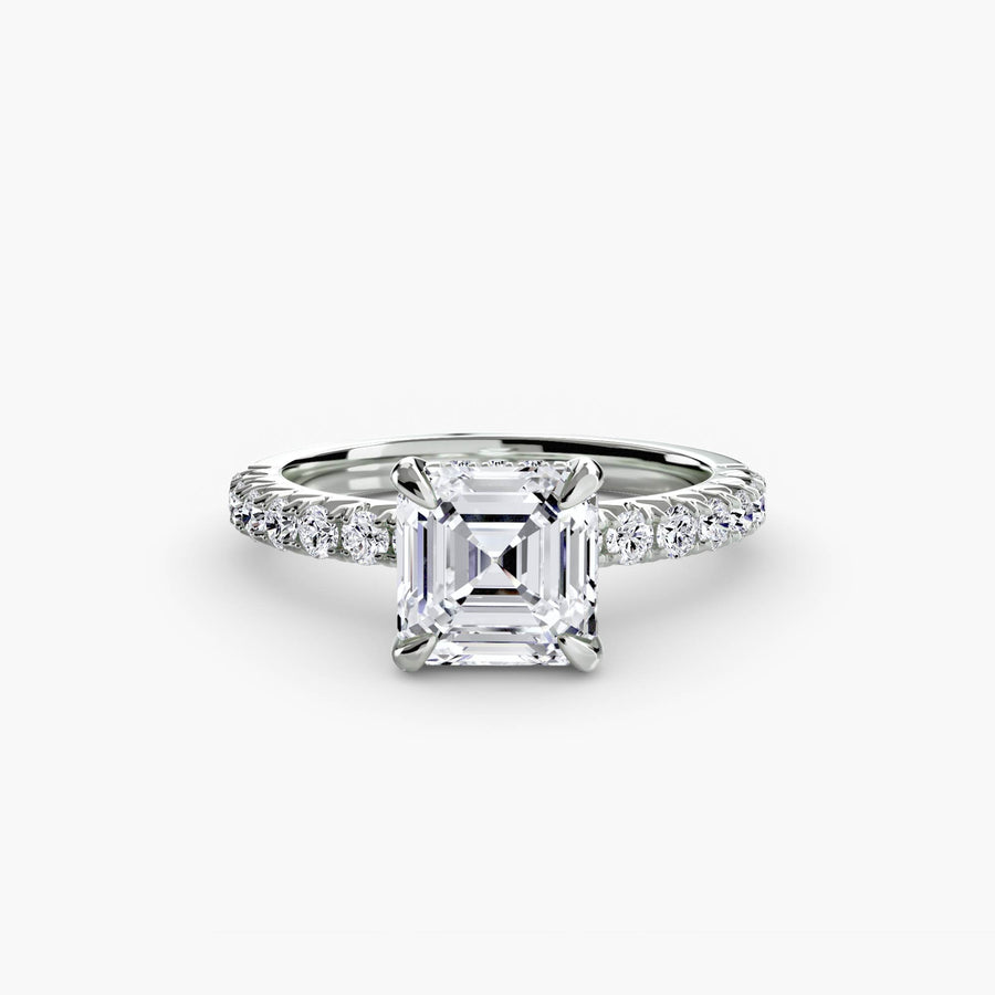 Solitaire with Pavé 6