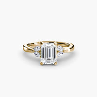 Thumbnail for 14K Yellow Gold / Emerald The Celestial Cluster Ring 2