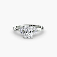 Thumbnail for 14K White Gold / Radiant The Celestial Cluster Ring 2