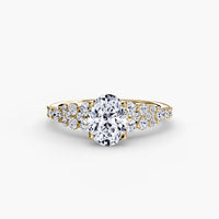 Thumbnail for 14K Yellow Gold / Oval The Celestial Cluster Ring