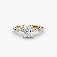 Thumbnail for 14K Yellow Gold / Radiant The Tiered Accent Ring