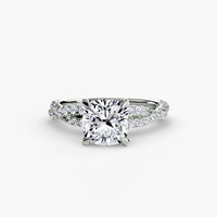 Thumbnail for The Twisted Pavé Solitaire
