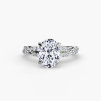 Thumbnail for The Twisted Pavé Solitaire
