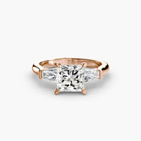 Thumbnail for Three-Stone Ring (Baguette Side Stones)
