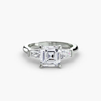 Thumbnail for Three-Stone Ring (Baguette Side Stones)