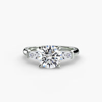 Thumbnail for Three-Stone Ring (Baguette Side Stones)